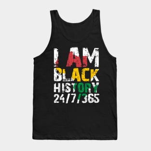 I Am Black History 24/7/365 Tank Top